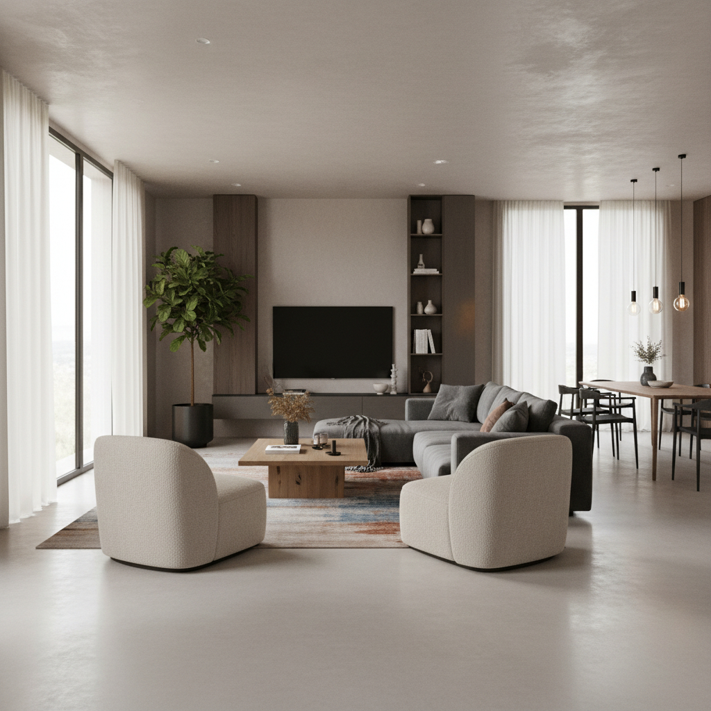 Gietvloer in een nieuwbouwwoning
